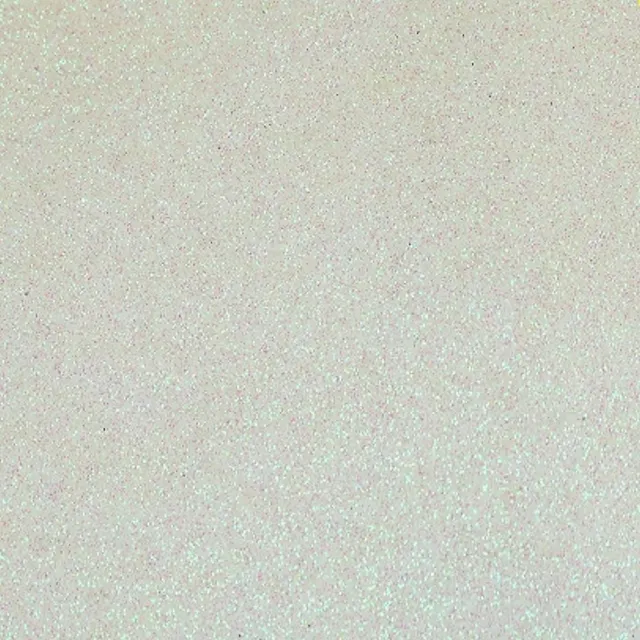 Feltro Stardust Glitter Bianco Iridescente termoformabile 50x50