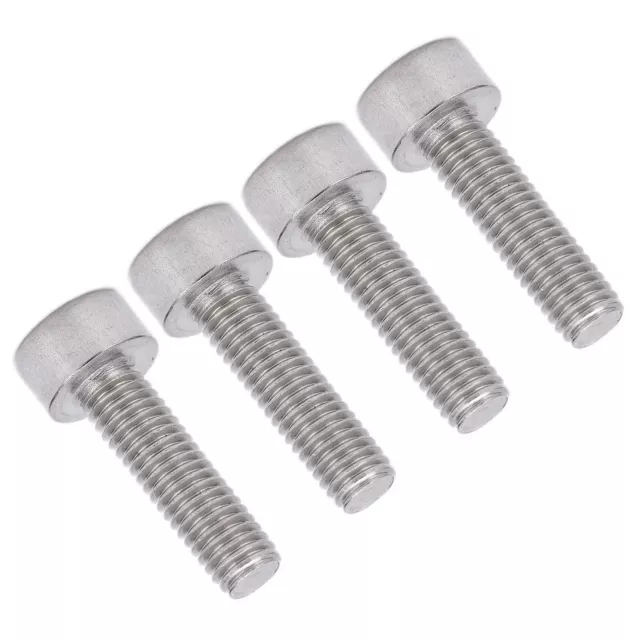 New 6pcs Bicycle Flat Head Socket Screws Alloy Aluminum Hex Tapered Head Bolt Fo