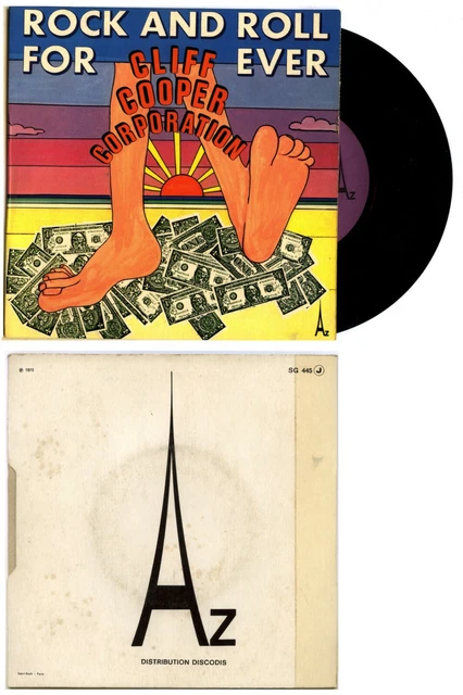 Vinyle 45T 2 Titres - 1973 - CLIFF COOPER CORPORATION "Rock and roll forever’’