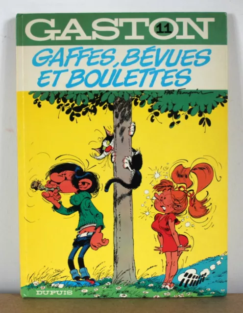 Gaffes, bévues et boulettes Franquin 1981 Gaston N°11