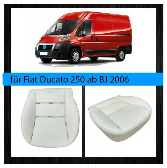 Coussin de Siège Mousse Tampon en pour Fiat Ducato 250 à Partir Année 2006