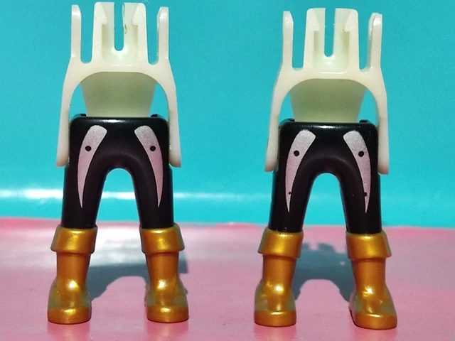 PLAYMOBIL X2 PIERNAS Verdes Pastores Romanos Piratas Vikingos Galos
