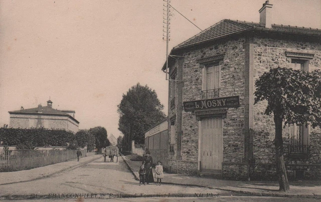 95 Cpa Franconville Boulevard Toussaint Lucas Commerce Mosny