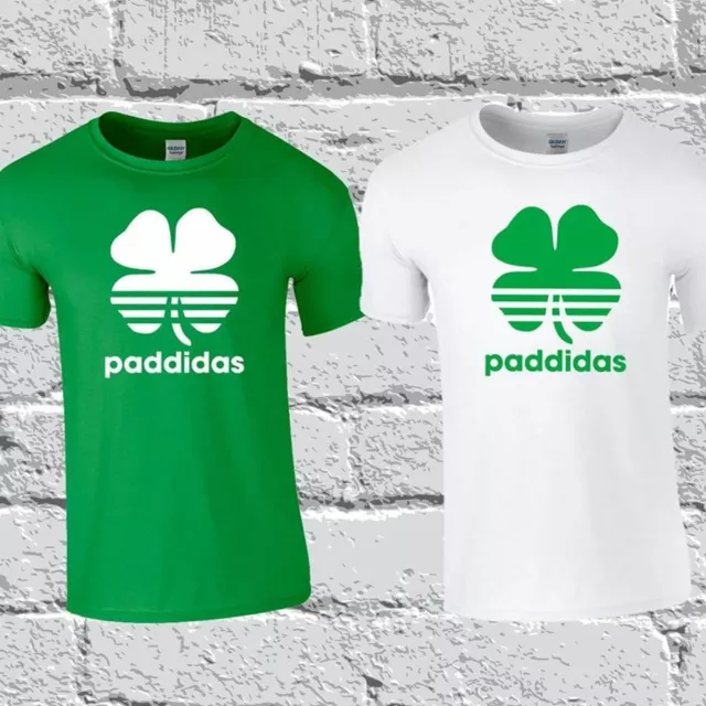 Paddidas Irish St Patrick's Day T-Shirt - Ireland Paddys Funny