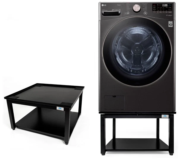 EZ LAUNDRY UNIVERSAL Black Pedestal 27” Wide for LG Samsung Maytag