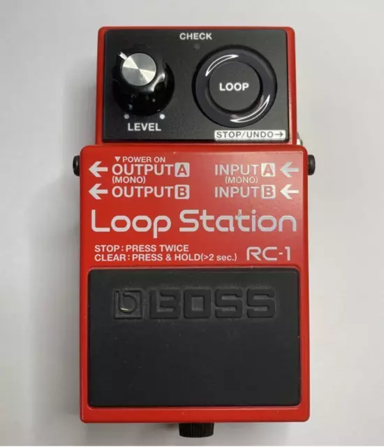 BOSS RC-1 Loop Station Looper Guitar bass Compact pedal Test Completed