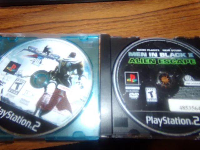 Soul Calibur III PS2 DISC ONLY + Men in Black II: Alien Escape PS2 DISC ONLY