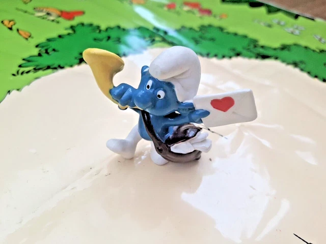Figurine Schtroumpf PROMO 20067 LOTTO - RARE - TBE - Marque Schleich