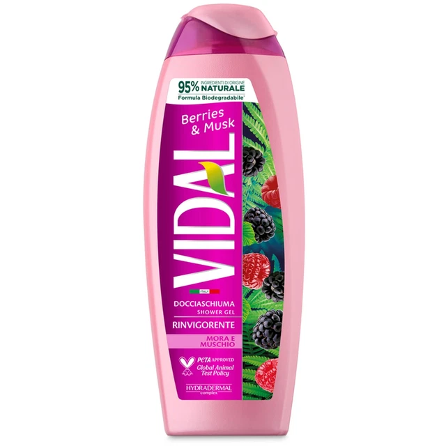 Vidal Doccia Schiuma Rinvigorente Mora E Muschio 250Ml