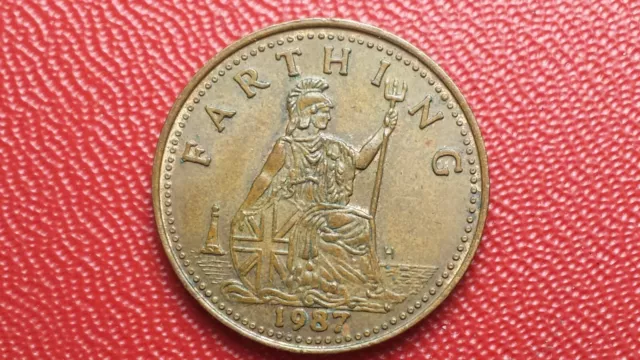 Jeton 1 farthing 1987 - token - Ironbridge Gorge Token Museum - X# 301