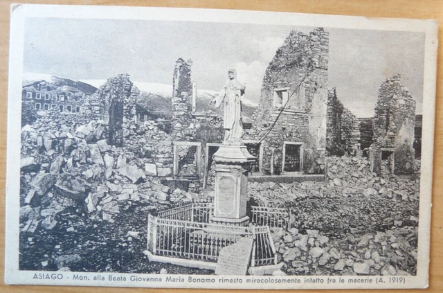 Asiago - Monumento Alla Beata Giovanna Maria Bonomo 1919
