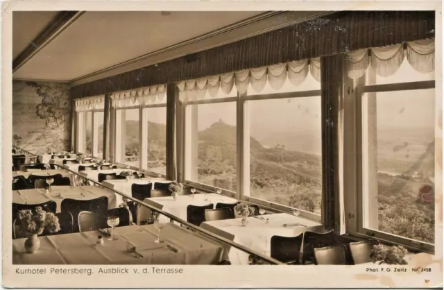 Ansichtskarte Kurhotel Petersberg - Ausblick von der Terrasse