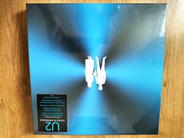 U2 Songs Of Experience Blue Vinyl Lp,Cd & Poster Deluxe Box Set Brand New Sealed