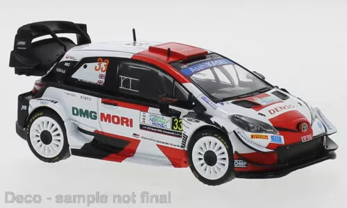 Model Car Rally Scale 1:43 Ixo Toyota Yaris WRC Rallye Monza vehicles New