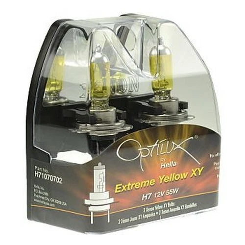 HELLA Optilux Extreme Yellow XY Bulbs HB3/9005 65W (Pair)