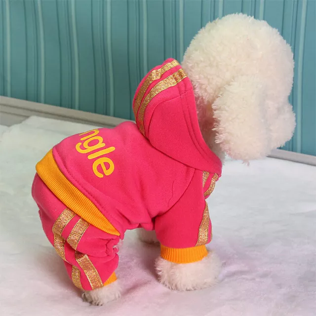 Pet Dog Sweater Clothes Sports Vest Warm Jumper Coat Hoodie Puppy Apparel 3