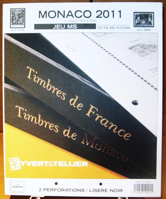 Yvert et Tellier - JEU MONACO MS 2011 (Sans Pochettes)
