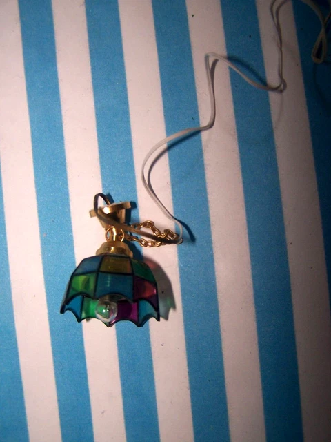 Dolls House, Light, 12Th, Tiffany, Ceiling, Electric, Gold, Sale