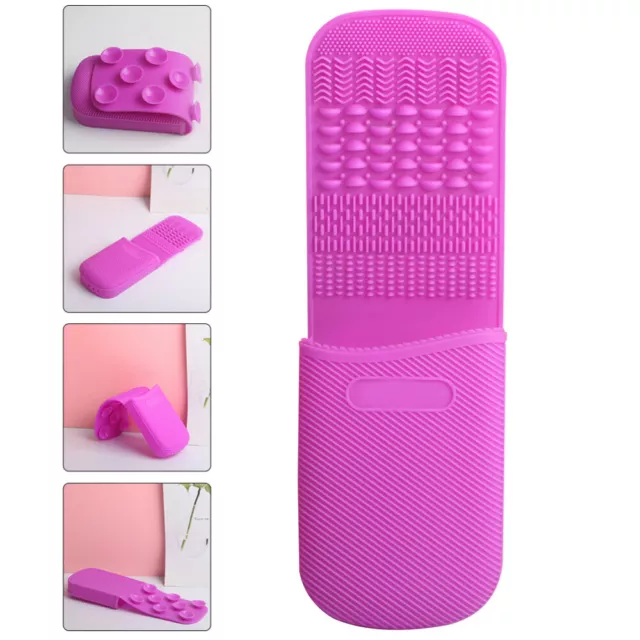 Makeup Brush Cleaner Silicone Mat Holder Pad for Women