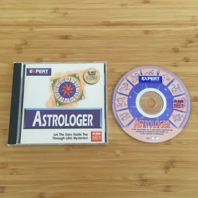 Astrologer (Expert Software) 1997 | Windows PC CD-ROM Software | Aussie Seller