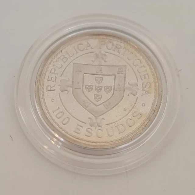 PORTUGAL 100 ESCUDOS COMMEMORATIVE COINS - PORTUGUESE Discovery NUNO TRISTÃO