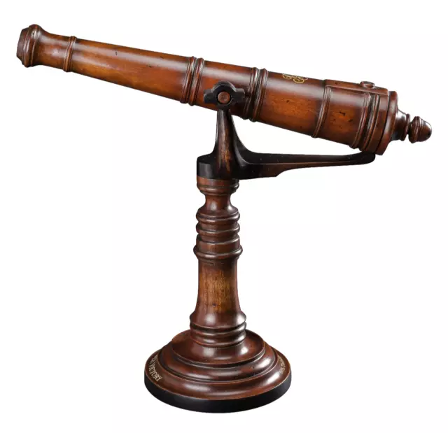 Large Swivel Gun Cannon HMS Victory 1805 Wooden Model 12" Navy Warship Armament