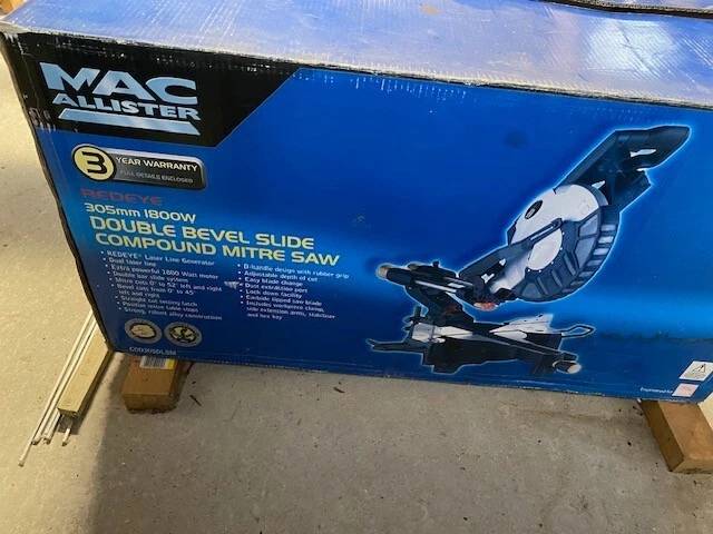 Mac allister mmst150 shop mitre saw stand
