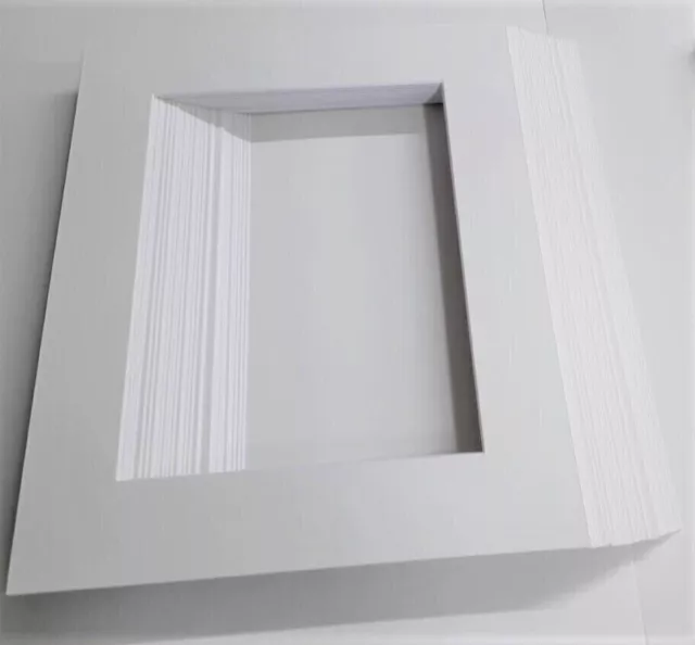 Job Lot 25 pack 11 x 14 Soft White Photo Pic Frame Bevel Mount Any Size 75p each
