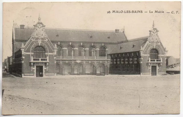 MALO LES BAINS - NORD - CPA 59 - la Mairie