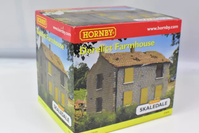 !Bnib! Hornby Skaledale Resin Model Oo Gauge R9646 Derelict Farmhouse