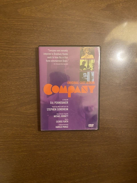Pennebaker Original Cast Album Company DVD 1970 Rare Hard To Find