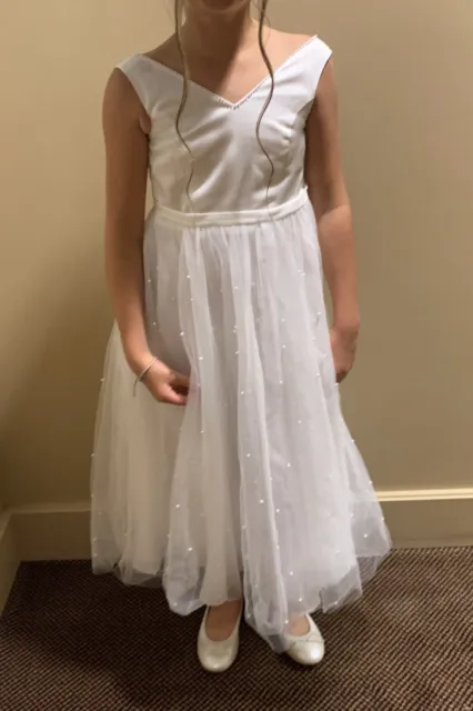 David’s Bridal Flower Girl Dress Size 8