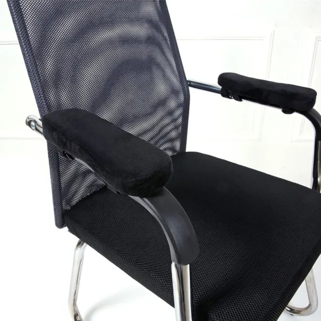Pacchetto da 12 cuscinetti braccioli per sedia neri migliorano il comfort e ridu