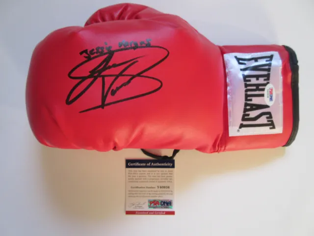 Jessie Vargas Signed Everlast Laced Boxing Glove Psa/Dna Y40936