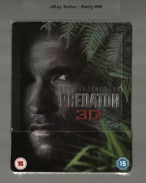 Predator 3D - Uk Exclusive Blu Ray Steelbook - New & Sealed