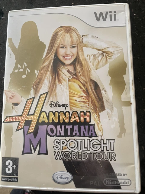 HANNAH MONTANA: SPOTLIGHT World Tour Video Games Nintendo Wii (2007) £1 ...