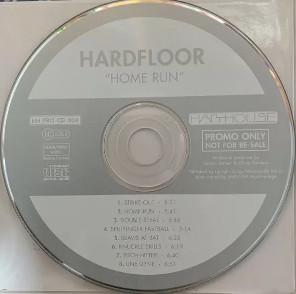 Hardfloor - Home Run CD Album Promo 4161