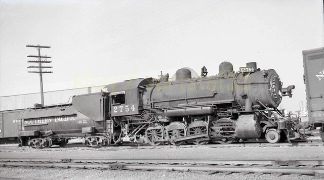 SP SOUTHERN PACIFIC 2-8-0 Steam Locomotive #2754 - Vintage Railroad ...