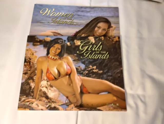 2024 at a glance wall calendargirls of the islands With Free Priority Delivery