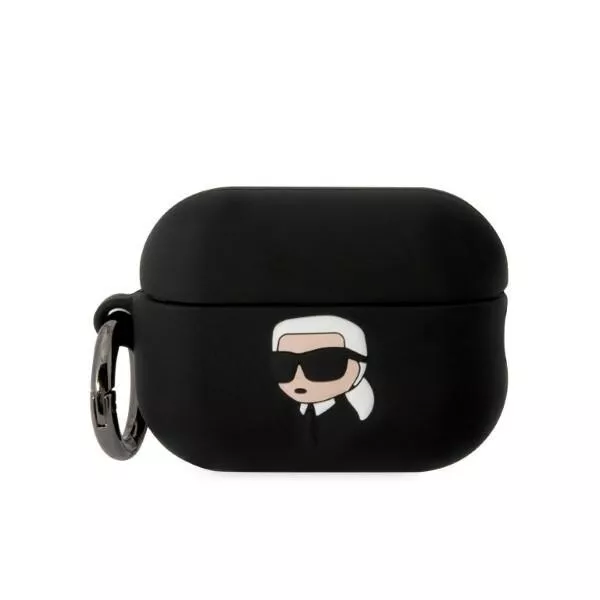 Karl Lagerfeld Hülle für AirPods Pro 2 (2022/2023) cover Silikon Karl Head 3D