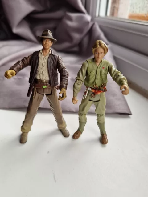 Indiana Jones - Last Crusade Action Figure X2  By Hasbro 3.75” - Young Indy