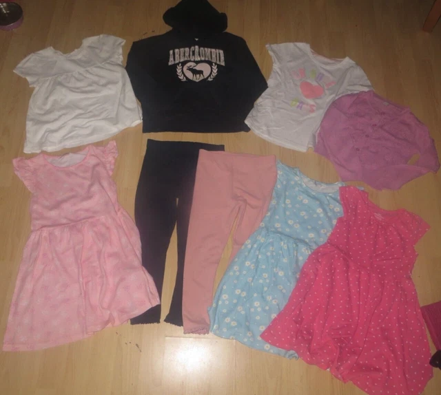 PACCHETTO VESTITI BAMBINA 5-6 ANNI, abiti, top, leggings, cardio Abercrombie, PROSSIMO