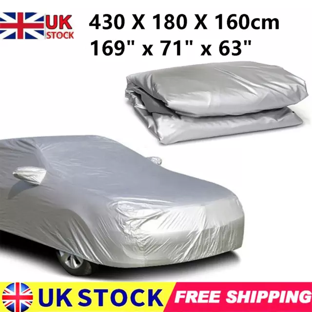 Car Full Size Medium Car Cover UV Protection Waterproof Breathable Universal M