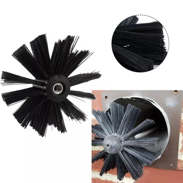 Premium 200mm Dryer Vent Cleaning Brush with Bristle Head for Lint Removal