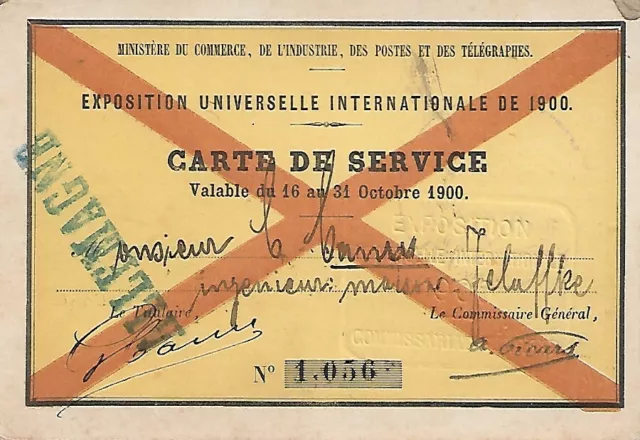 carte expo universelle 1900 Paris