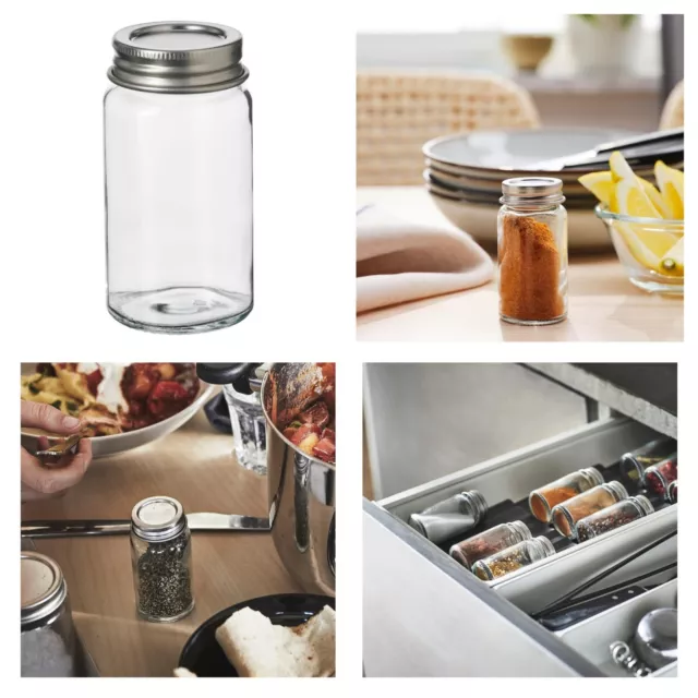 https://www.picclickimg.com/3rYAAOSwjQplgugd/2x-IKEA-GULDFISK-Spice-jar-clear-glass-stainless-steel.webp