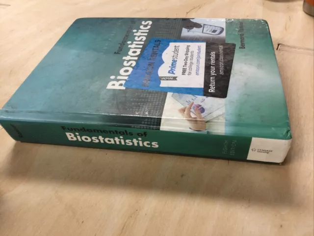 Fundamentals of Biostatistics 8the - Hardcover, by Rosner Bernard