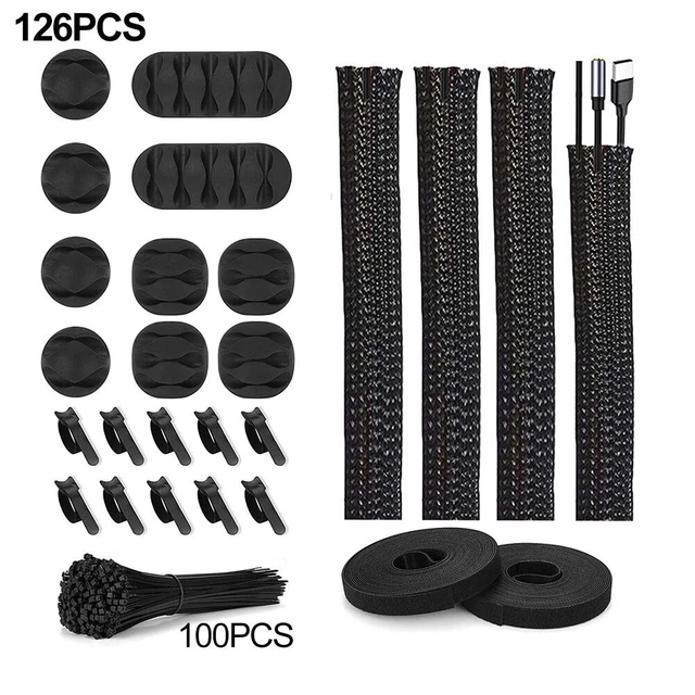 Organisateur De Câbles Delta-Opti TRSH-8-GR*P10 – Lot De 10, Rangement Pro