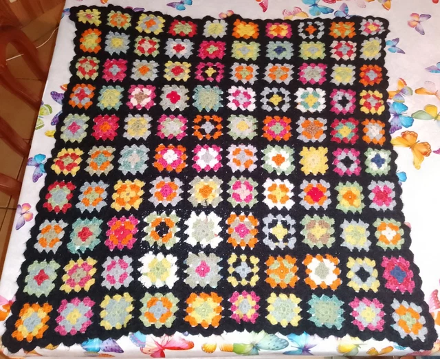 Crochet plaid fait à la main - France