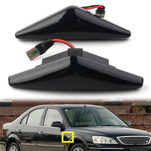 Dynamic Flow Marker Side Turn Signal LED Lights Indicators for Ford Focus MK1 98